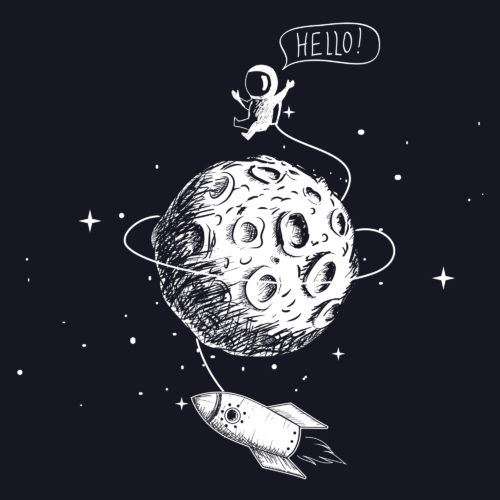 Happy Astronaut