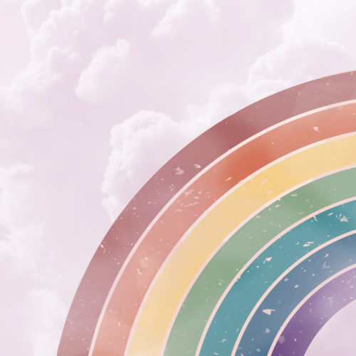 Regenboog in de wolken1