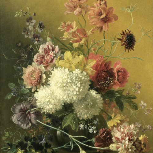 Stilleven met bloemen fotobehang