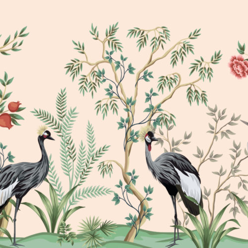 Vintage kraanvogels 3