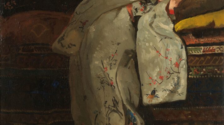 meisje-in-witte-kimono-fotobehang