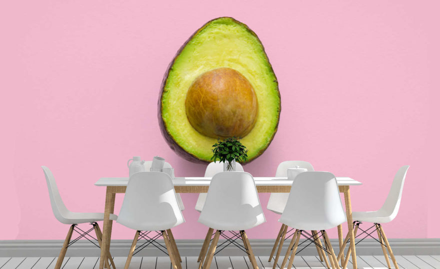 Avocado fotobehang
